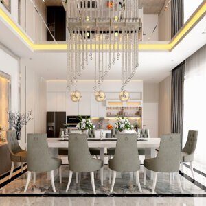 Desain ruang makan interior